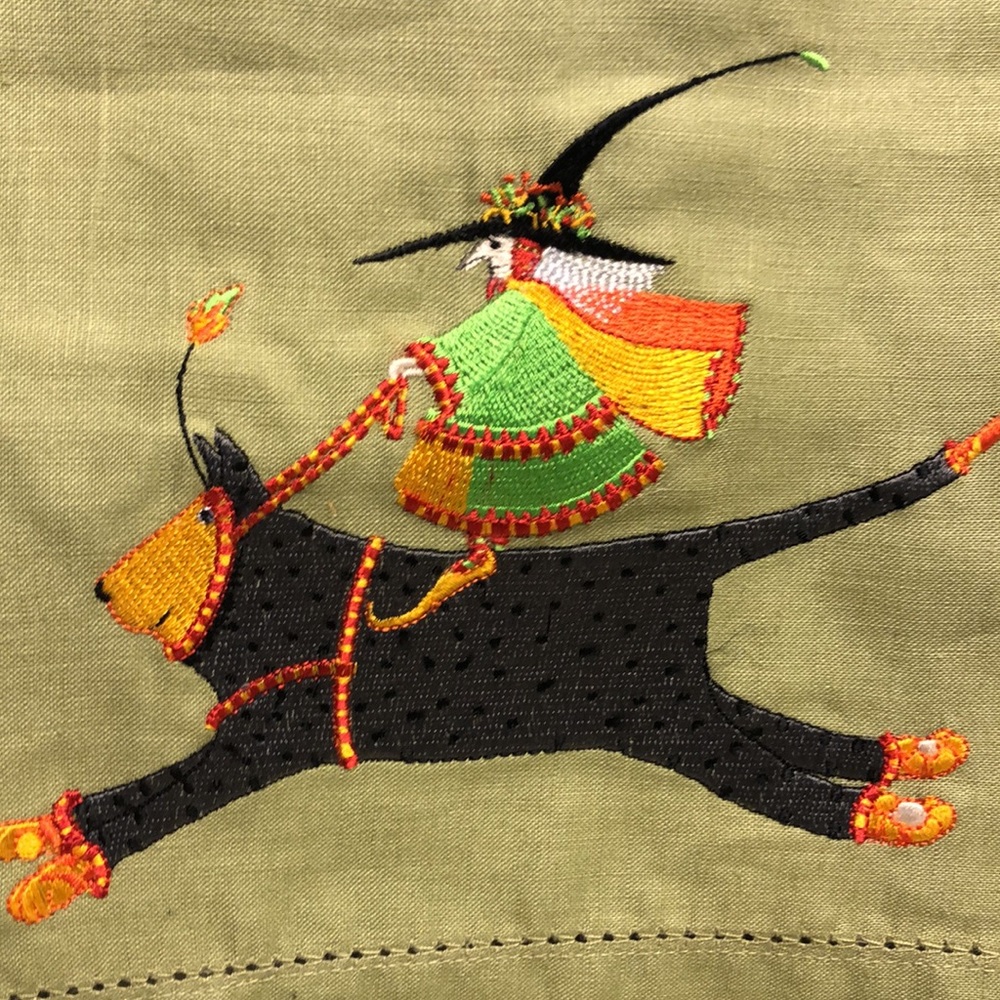 Pier 1, Halloween Embroidered Guest Towels